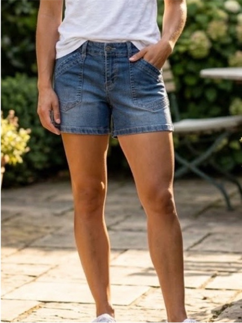 NWT Supplies Women's Denim Casual Shorts in Blue